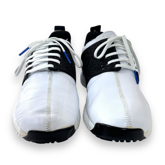 Adidas Adicross Golf Shoes Mens Sz 11 Bounce Spikeless Synthetic Leather White - Picture 3 of 12